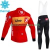 Maillot Cyclisme Hiver + Collant à Bretelles Uno X 2023